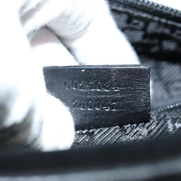 GUCCI Bamboo Hand Bag Suede Black 002 1084 200047 Auth yk13665 - Picture 12 of 16